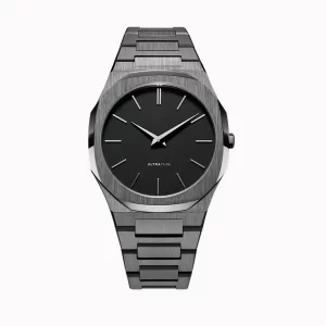 Untra Thin All Stainless Steel Sun Pattern Japan Movement Waterproof Men Quartz Watch With Original Logo
