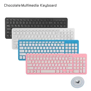 2.4G Wireless Keyboard With Numeric Keypad Silent Slim Gaming Keyboard with Mat For Windows Computer Desktop PC Notebook TV